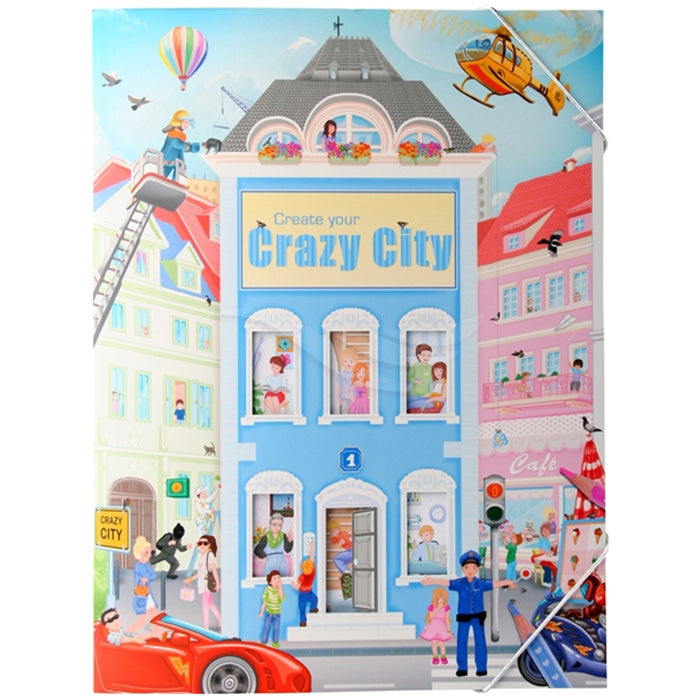 Colouring Book Create Your Crazy City