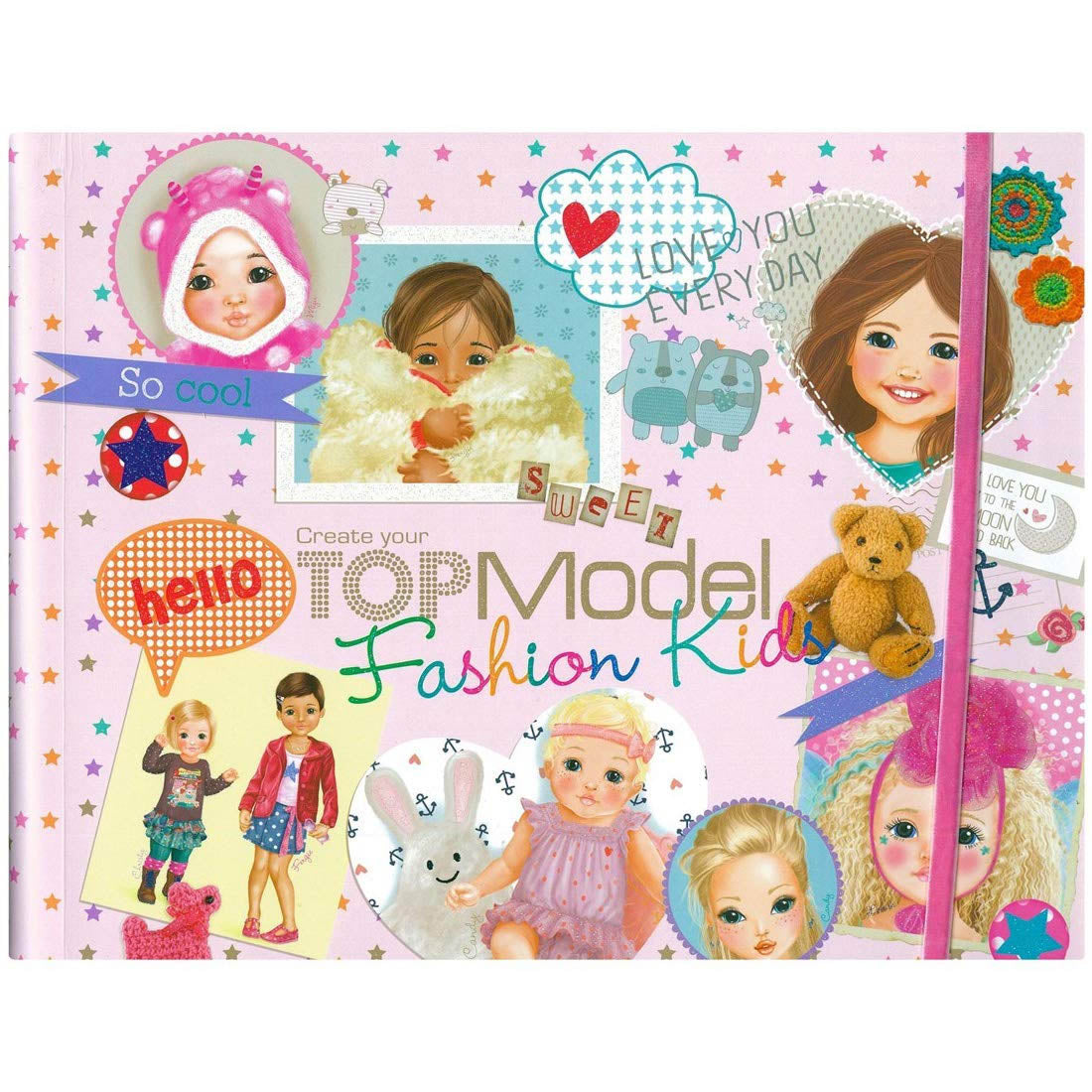 Colouring Book Create Your Fashion Kids Top Model